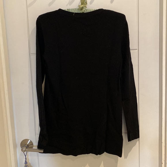 Black tunic with leopard detailing size XS - Picture 5 of 5